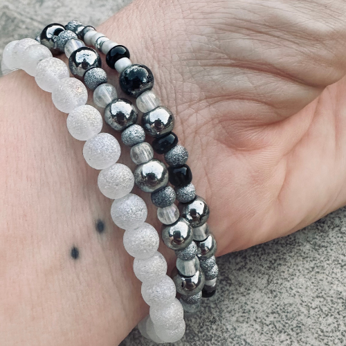 The Silver Lining Bracelet Set | Solace Bracelet Collection (Set of 3)