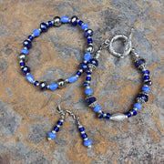 Blue Chinese Crystal Bracelets & Earrings